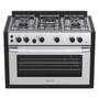 Imagem de Fogao de Embutir 5 Bocas Venax Gaudi Platinum GII Inox Gas Glp
