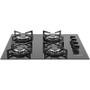 Imagem de Fogão de Mesa Cooktop 4 Bocas Vidro Preto à Gás Suggar FG4004VP