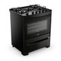 Imagem de Fogão de Piso Consul 5 Bocas Cfs5vbeuna Acendimento Automático Mesa de Vidro Preto Bivolt