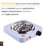 Imagem de Fogão Elétrico Portátil De Mesa Fogareiro Camping Cooktop 1 Boca 1200w Linha Premium