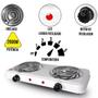 Imagem de Fogao Eletrico Portatil Relinx 2 Bocas Cooktop 2000W 127V