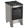 Imagem de Fogão Esmaltec Ágata Glass 4 Bocas Inox Forno Limpa Fácil e Acendimento Automático