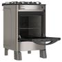 Imagem de Fogão Esmaltec Ágata Glass 4 Bocas Inox Forno Limpa Fácil e Acendimento Automático