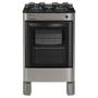 Imagem de Fogão Esmaltec Ágata Glass 4 Bocas Inox Forno Limpa Fácil e Acendimento Automático
