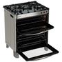 Fogão Esmaltec Diamante Glass 5 bocas Inox com Duplo Forno e Timer Sonoro Imagem de Fogão Esmaltec Diamante Glass 5 bocas Inox com Duplo Forno e Timer Sonoro