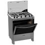 Imagem de Fogão Esmaltec Jade Inox Super 5 Bocas com Acendimento Automático