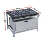 Imagem de Fogão Industrial 6 Bocas 30X30 com Super Forno Metalmaq
