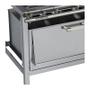 Imagem de Fogão Industrial 6 Bocas 30X30 Super Forno Alta Pressão Inox Metalmaq