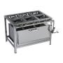 Imagem de Fogão Industrial 6 Bocas 30X30 Super Forno Alta Pressão Inox Metalmaq