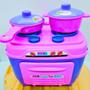 Imagem de Fogão Infantil Brinquedo Educativo Rosa: Estimule a Imaginação e Diversão das Crianças com um Design Seguro e Realista