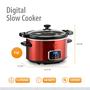 Imagem de Fogão Lento Digital Toastmaster 4L com Tampa de Trava (Vermelho)