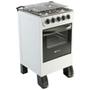 Imagem de Fogão New Sirius 4 Bocas Manual Mesa em Inox Forno Easy Clean Braslar