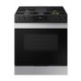 Imagem de Fogão samsung 5 bocas série 3 com wifi e air fry em aço inox 170l 127v nsg6dg8300sraz