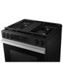Imagem de Fogão samsung 5 bocas série 3 com wifi e air fry em aço inox 170l 127v nsg6dg8300sraz
