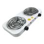 Imagem de Fogareiro Eletrico 220v Cooktop Camping 2 Bocas 2000w BAK F2B220 Branco