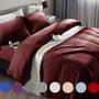 Imagem de Folha de cama SONORO KATE Conjunto Microfibra Super Macia 1800 Thread Count Luxuosas Folhas Egípcias Fit 18 - 24 Polegadas De Bolso Profundo Colchão Rugas-6 Peça (Borgonha, Rainha)