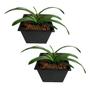 Imagem de Folha de Orquídea Artificial Premium Haste Longa de Silicone Para Decoração de Arranjos - DE3224