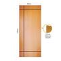Imagem de Folha de Porta 210x80 cm HDF Frisada Modelo 197 Mapaf
