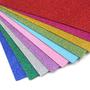 Imagem de Folhas de eva com glitter grande 40 x 60 kit com 30 folhas