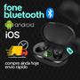 Imagem de Fone Bluetooth 5.0 + estojo - Som e conforto excepcionais