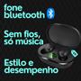 Imagem de Fone Bluetooth 5.0 Sem Fio - Confortável e Portátil