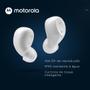 Imagem de Fone Bluetooth Original Motorola Moto Buds 105, 6h de Reprodução Bluetooth 5.2 - Branco