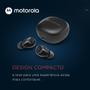 Imagem de Fone Bluetooth Original Motorola Moto Buds 105, 6h de Reprodução Bluetooth 5.2 - Preto