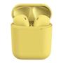 Imagem de Fone Bluetooth Sem Fio I12 Tws Colorido Amarelo
