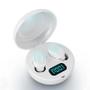Imagem de Fone de Ouvido Bluetooth A10 TWS - 5.0 Estéreo, Touch Control, à Prova d'Água e com Display LED (Branco)