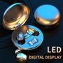 Imagem de Fone de Ouvido Bluetooth A10 TWS - 5.0 Estéreo, Touch Control, à Prova d'Água e com Display LED (Branco)