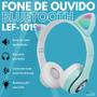 Imagem de Fone de Ouvido Bluetooth Gatinho sem Fio Headset Infantil com Led