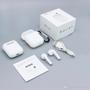Imagem de Fone De Ouvido Bluetooth I9S Par Estéreo Sem fio com base Branco