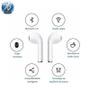 Imagem de Fone de Ouvido Bluetooth I9S TWS com Case de Silicone Branco