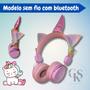 Imagem de Fone De Ouvido Bluetooth Infantil Modelo Unicornio Fofo Presente perfeito