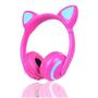 Imagem de Fone De Ouvido Bluetooth Orelha De Gato Com Led Headfone