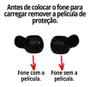 Imagem de Fone De Ouvido Bluetooth Preto In-Ear Compatível com Moto G20
