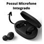 Imagem de Fone De Ouvido Bluetooth Preto Para Moto E7 / E7 Plus