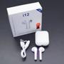 Imagem de Fone De Ouvido Bluetooth Sem Fio I12 Tws Android Ios Branco