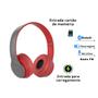 Imagem de Fone de Ouvido Bluetooth Sem Fio MP3 Rádio FM Infantil Juvenil Adulto Certificado Anatel Android ios