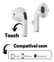 Imagem de Fone De Ouvido Bluetooth Sem Fio Pro 4 Com Estojo