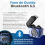 Imagem de Fone De Ouvido Bluetooth Sem Fio Tws In-ear 5.3 Gamer Azul