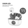 Imagem de Fone de ouvido Bluetooth WB In-ear Mini IO Sem fio Display Digital Bateria 20h, IPX4, Super Bass Compacto Touch sensível ao toque Conexão automática