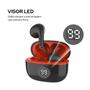 Imagem de Fone de ouvido Bluetooth WB In-ear Mini IO Sem fio Display Digital Bateria 20h, IPX4, Super Bass Compacto Touch sensível ao toque Conexão automática