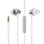 Imagem de Fone De Ouvido Com Fio P2 3,5mm Microfone Prata 1,2m Joyrom