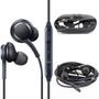 Imagem de Fone De Ouvido Com Fio Preto In Ear Compatível Com Samsung Com Microfone