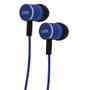 Imagem de Fone de ouvido com microfone intra auricular fleet fn404 3.5mm azul