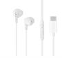 Imagem de Fone de ouvido com microfone intra auricular h35 tipo c branco   vq h35  74645