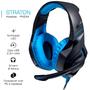 Imagem de Fone de Ouvido com Microfone Warrior Straton Multilaser PH244 Headset Gamer Conexão USB com LED Azul