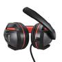 Imagem de Fone de Ouvido EVUS PC Gamer F-02 2 Conectores P2 PRETO/ Vermelho