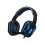 Imagem de Fone de Ouvido Gamer Argom Combat ARG-HS-2845BK - Preto/Azul